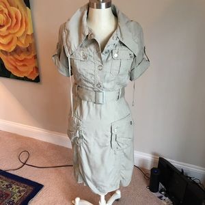 Calvin Klein light khaki dress